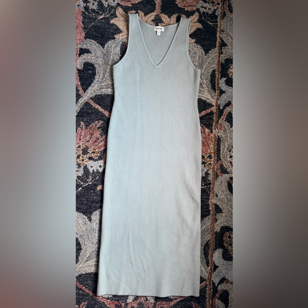 OPEN EDIT {Nordstrom} Ribbed Tank Dress